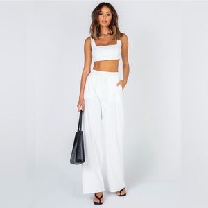 Princess Polly Huxley Set White